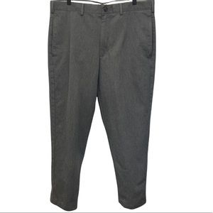 Lands’ End Pants W36 L28 Grey Cotton Twill Traditional Fit